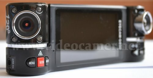 AV-выход для вывода изображения с видеорегистратора Video-Spline FBI-50GS напрямую на телевизор или монитор находится на левой стороне корпуса
