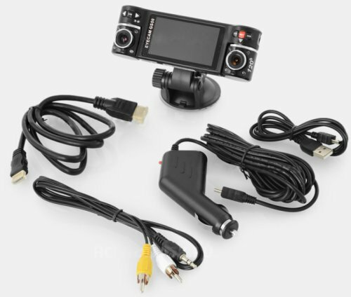 Видеорегистратор Video-Spline FBI-50GS имеет неплохую комплектацию, в которую входят кабели для вывода изображения на телевизор или монитор